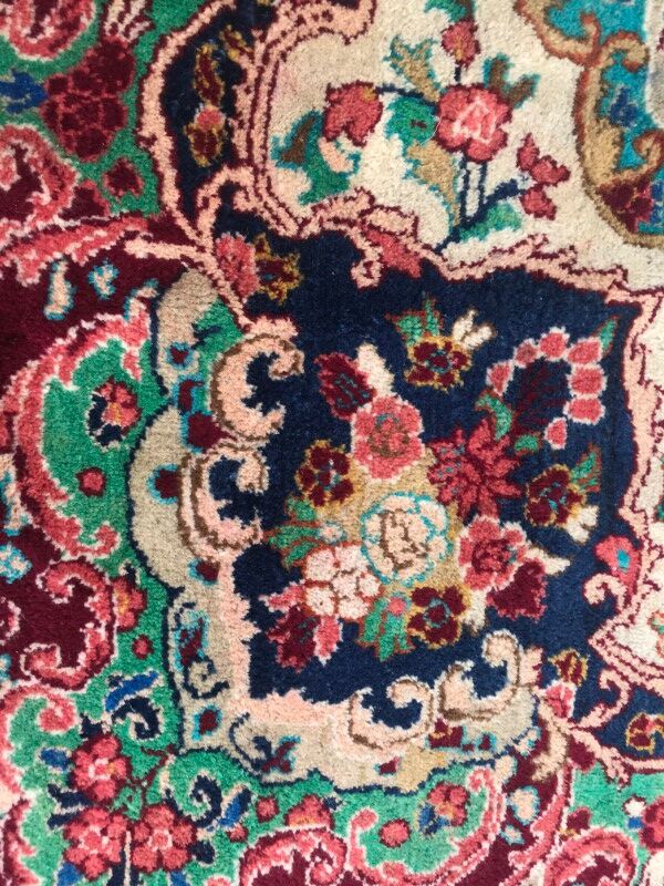 Persian vintage mahal rug handmade 258x373 cm
