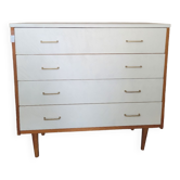 Commode vintage pieds compas