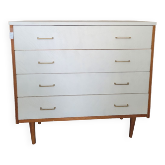Vintage chest of drawers compass feet
