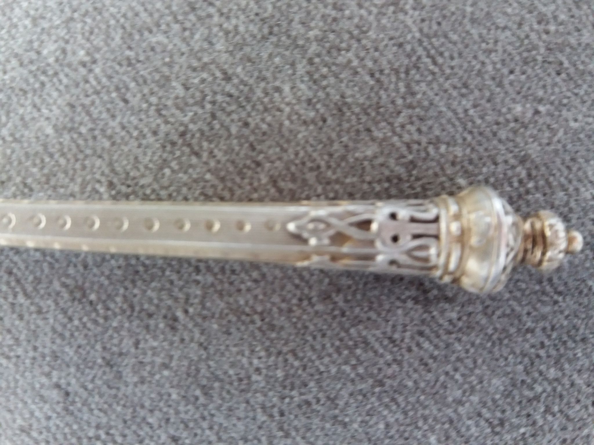 Series of 10 teaspoons in sterling silver vermilled in russian style