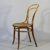 Two chairs No. 14, circa 1890 by Fuchs and Freud Bielitz, original patina