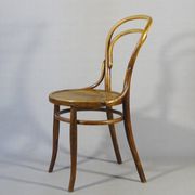 Two chairs No. 14, circa 1890 by Fuchs and Freud Bielitz, original patina