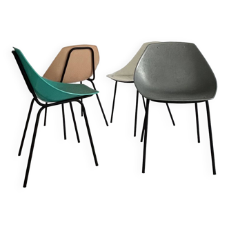 chaises par Pierre Guariche pour Meurop 1958