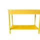 Table d'appoint/console vintage en bois jaune soleil