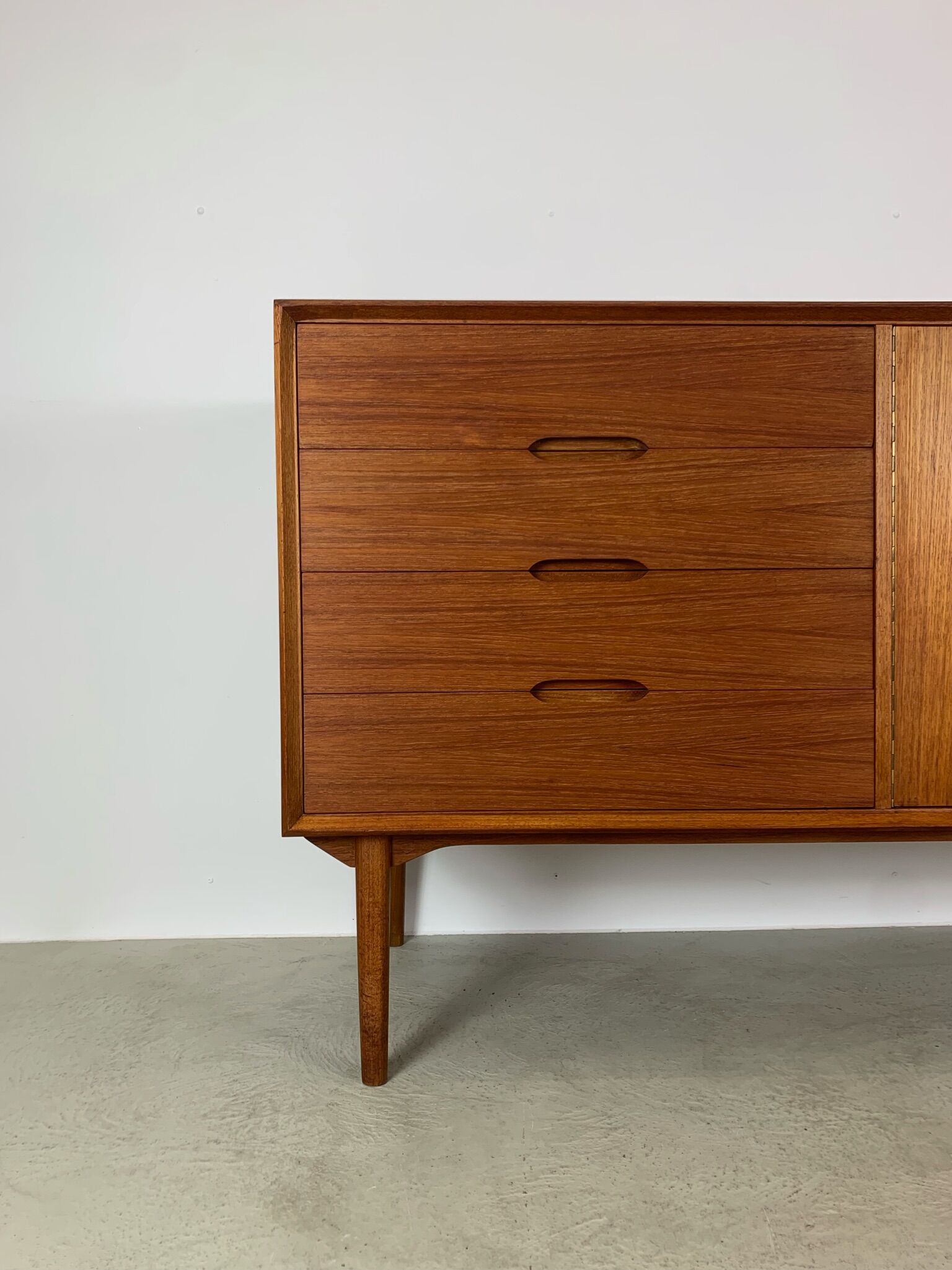 Teak sideboard by rex raab for wilhelm renz, 1960s