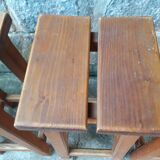 4 pine mountain style stools