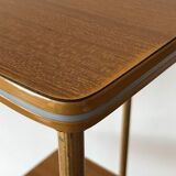 Vintage pedestal table in formica 60s