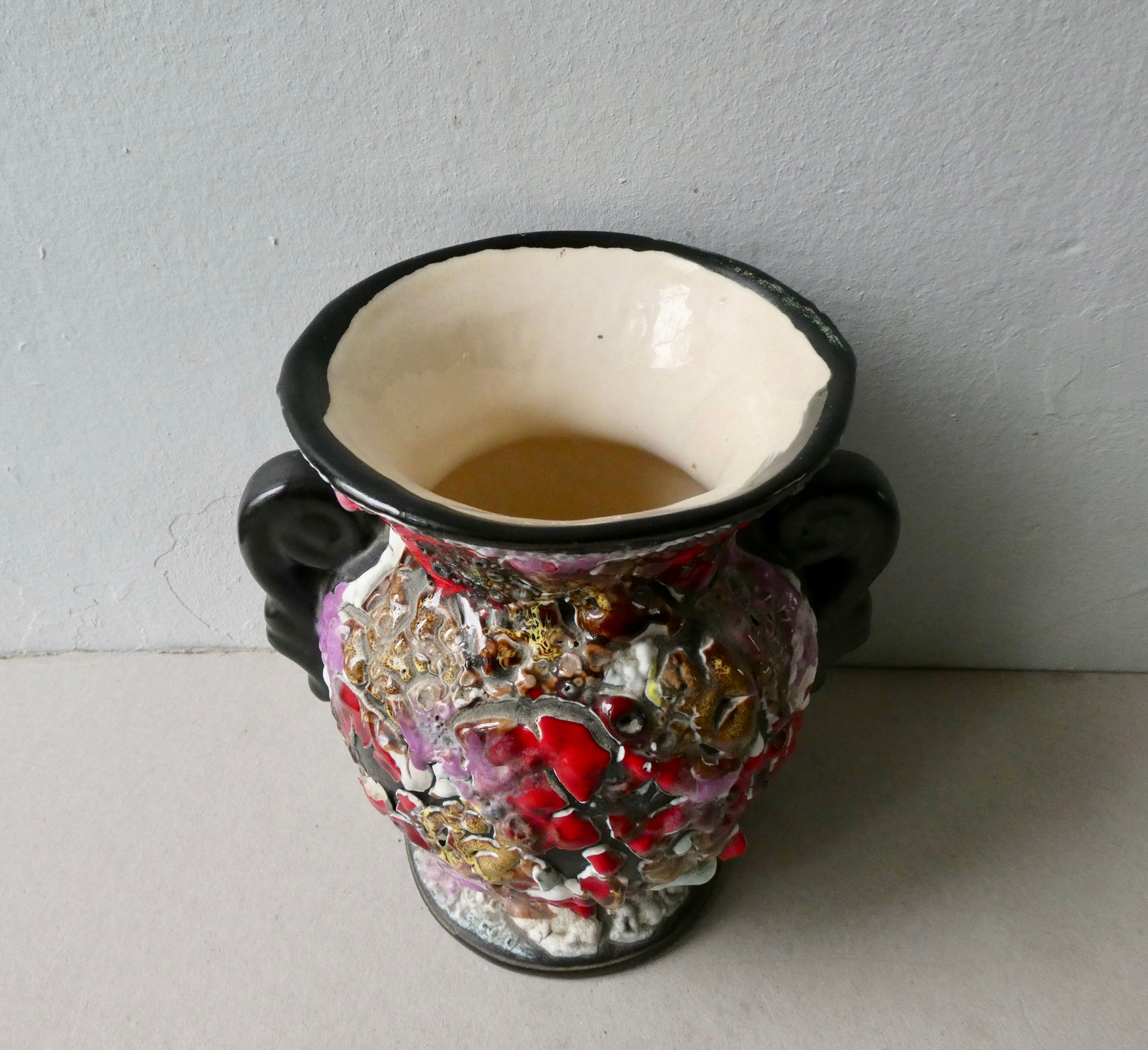 Fat Lava ceramic vase from the 1960s