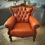 Pair of baroque armchairs