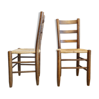 Lot 2 mulched chairs