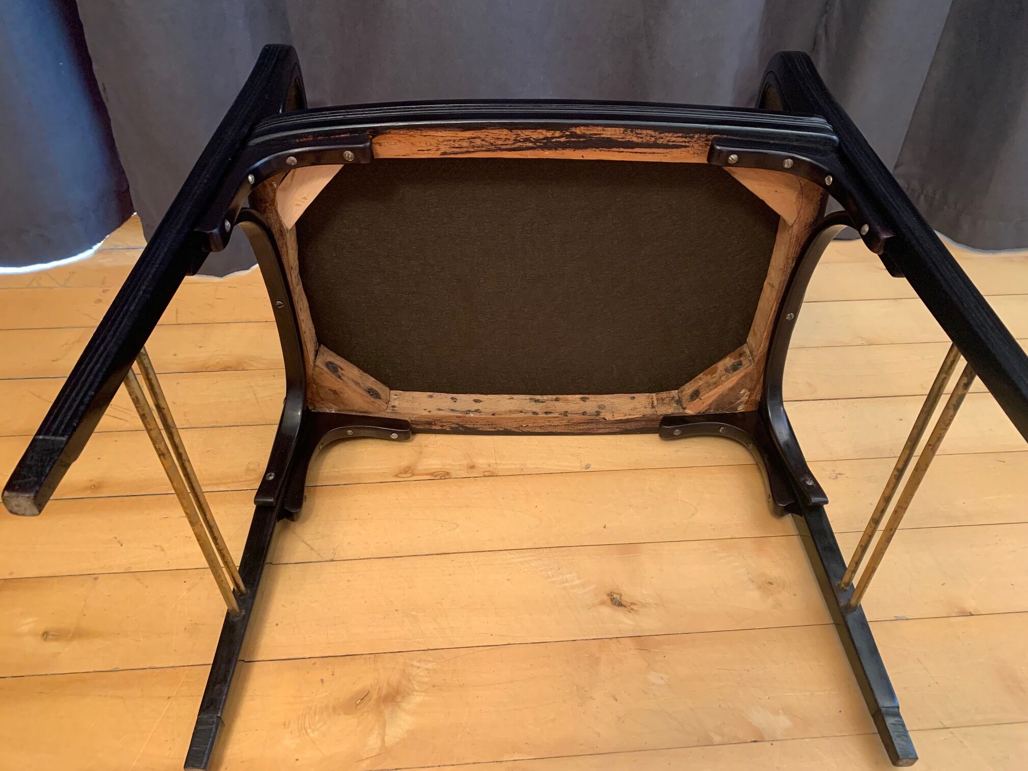 Jugendstil stool designed by Otto Wagner, Jacob & Josef Köhn, Austria, 1905.