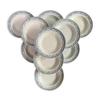 Soup plates Arras Sarreguemines