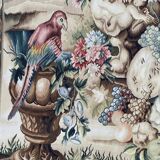 Handmade aubusson vintage tapestry 116x149 cm