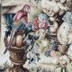Handmade aubusson vintage tapestry 116x149 cm