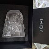 Peony lalique vase