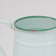 Cafetière émaillée vert d'eau