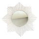 Miroir soleil 1960 rn métal doré