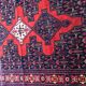 Tapis ancien senneh persan 108x148cm