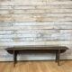 Old bench in raw wood