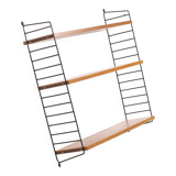 String teak shelf with 3 shelves, Sweden