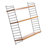 String teak shelf with 3 shelves, Sweden