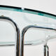 Italian chrome dining set, 7-piece set