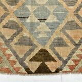 Red & Cream Turkish Kilim Rug 148x223Cm SK 35162