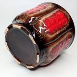 Large vintage fat lava west germany plant pot