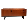 Scandinavian wooden sideboard, metal base