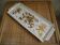 Ancien plat à cake faïence dorure art table antique earthenware cake dish