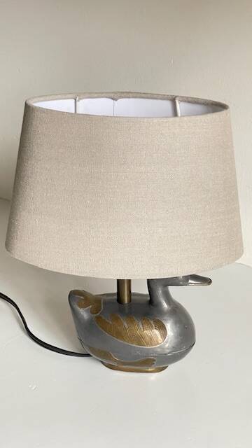 Vintage duck lamp