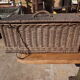 3 panières, old Wicker suitcases