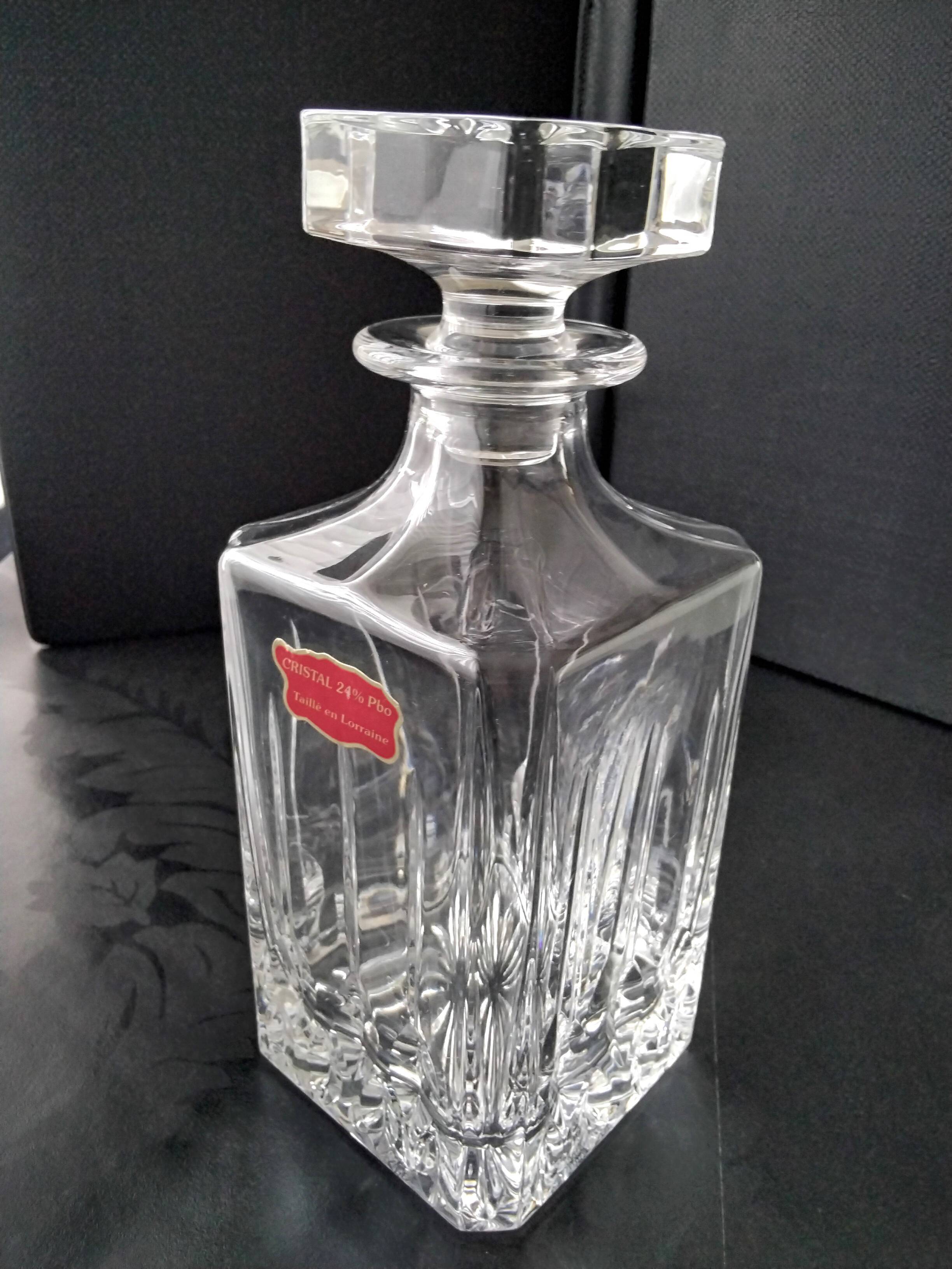 Lorraine Crystal Whisky Decanter