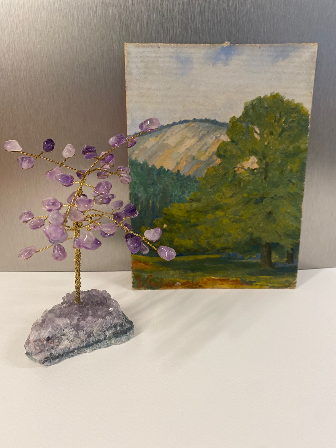 Signed rural landscape, dated 1935