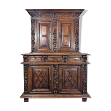 Buffet à double corps, noyer, époque Renaissance, vers 1600