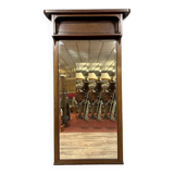 Art Nouveau corridor mirror in mahogany circa 1900