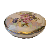 Porcelain bonbonnière R.H. France floral decoration