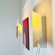 Minimalist Postmodern Wall Lights by Nafa Nybro Armaturfabrik, Sweden 1980s