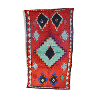 Tapis berbère boucherouite rouge  230 x 130
