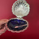 Shell butter dish