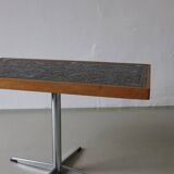 Mid-century mosaic swivel side table | 1960s