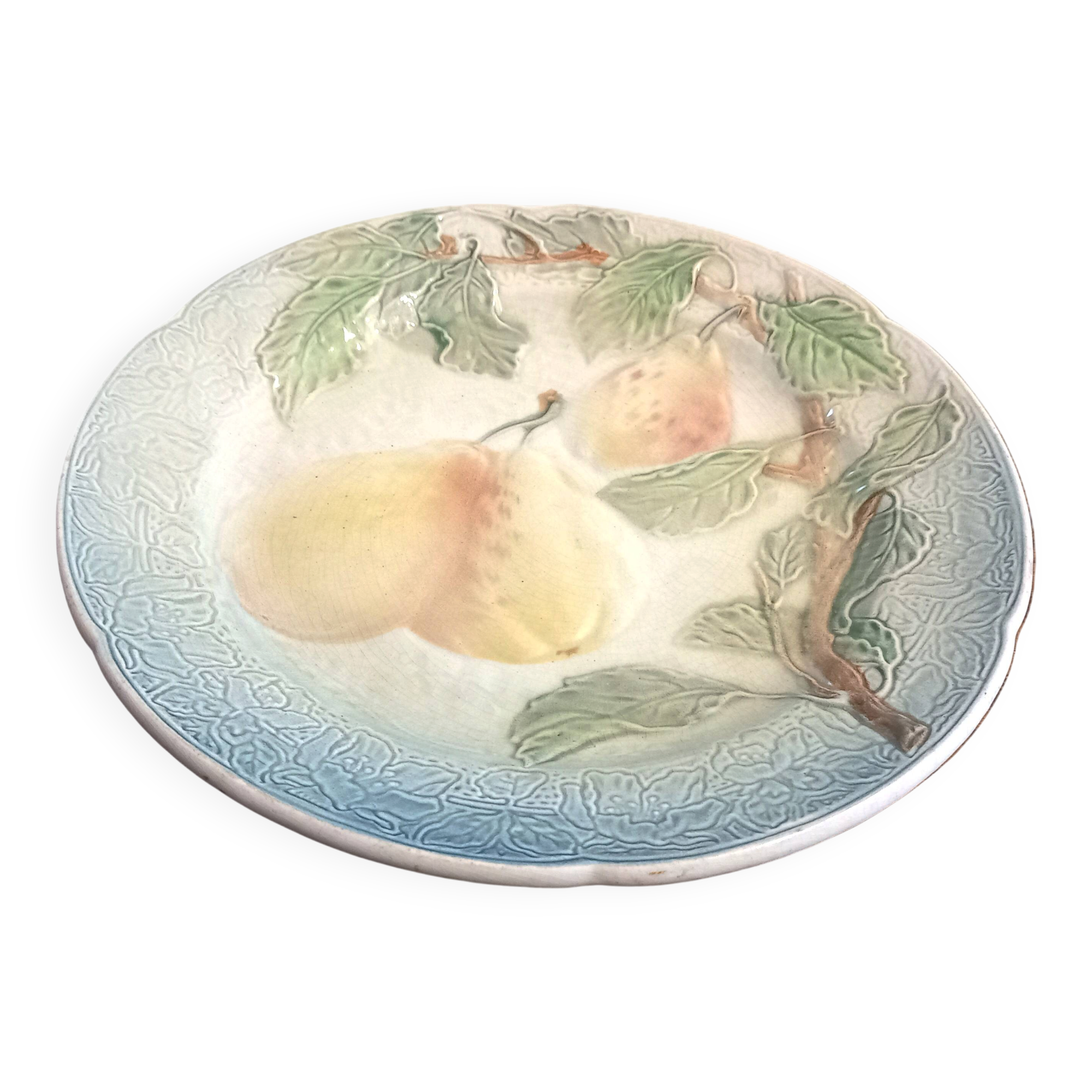 Old St-Clément barbotine plate