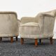 Fauteuils-chaises cocktail du milieu du siècle conçus par Pál Vince, 1947 Hongrie