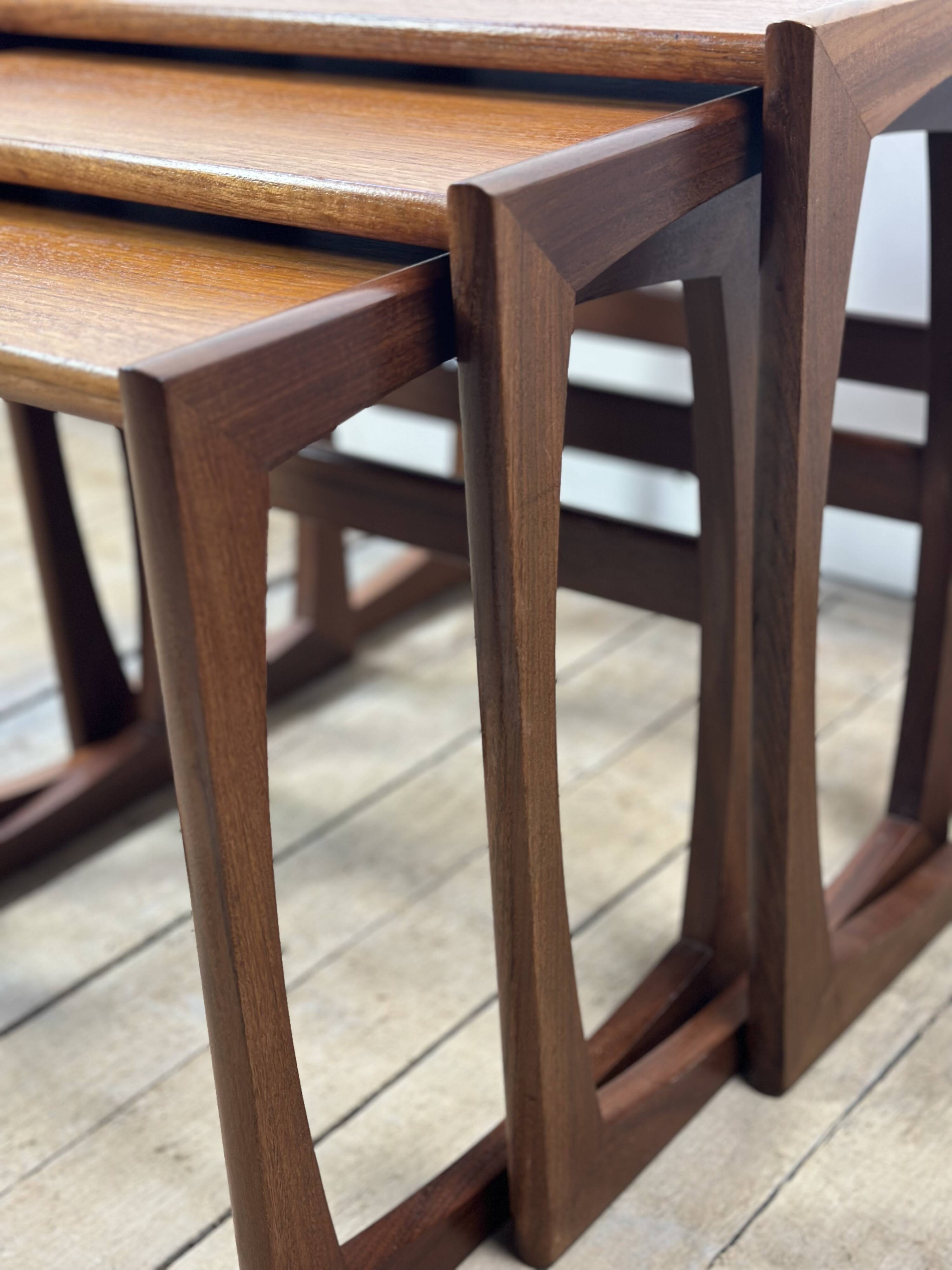 Nesting teak tables g.plan 1960