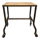 Industrial table on wheels, 1960s