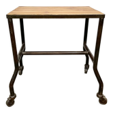 Table industrielle sur roues, années 1960