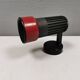 Small vintage wall lamp in hard pressed black and red plastic