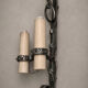 Brutalist Ferro Art wall sconces in wrought iron – Spain, 1970s