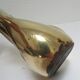 Pair of bookends vintage brass swans