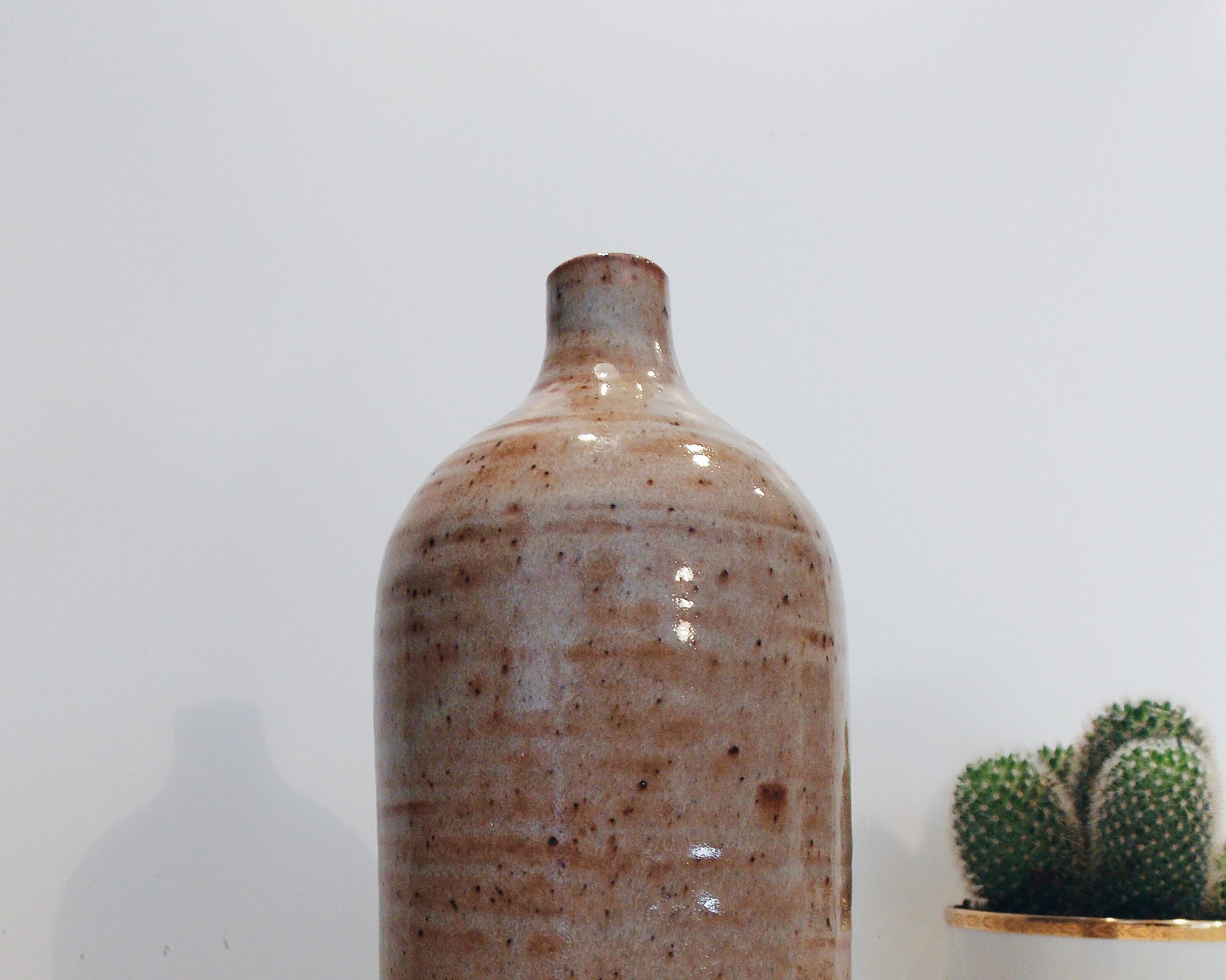 Vintage bottle sandstone carafe